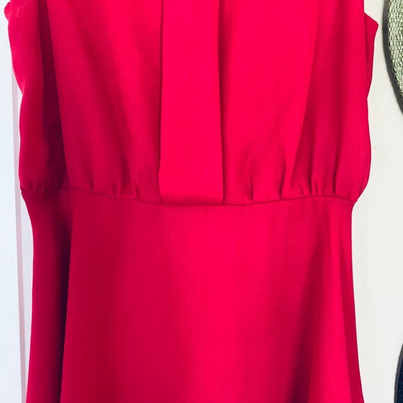 ASOS Barbie Pink Sleeveless Fit & Flare Wedding Guest Sundress Dress | Size: 8/M - Picture 3 of 8